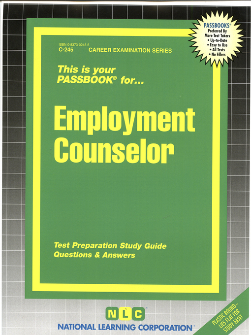 Title details for Employment Counselor by Michael Rudman - Available